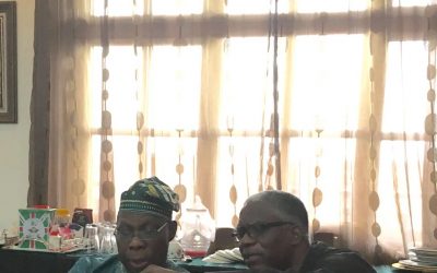 With Chief Olusegun Obasanjo