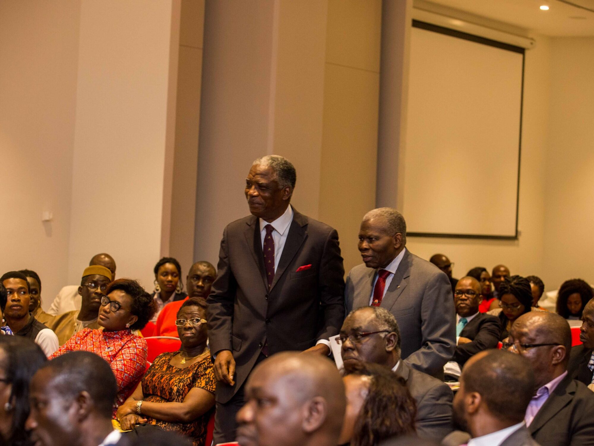 With Dr. Christopher Kolade at Voices Beyond the Newsroom booklaunch