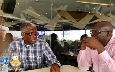 With Dr. Reuben Abati, Special Adviser on media & publicity to former president, Goodluck Jonathan