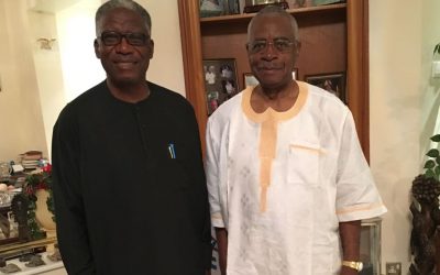 With Gen. T.Y. Danjuma, Former Minister of Defence