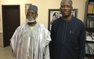 With General Abdulsalami Abubakar, Former Military President of Nigeria