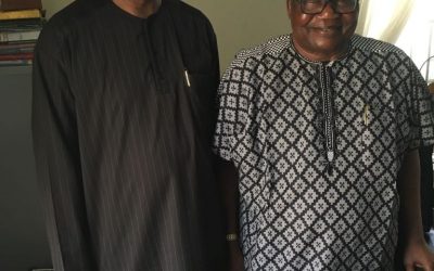With Prince Tony Momoh, Former Minister of Information & Culture