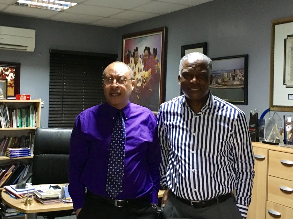 With Professor Pat Utomi